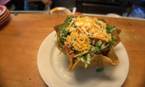 Taco salad shell